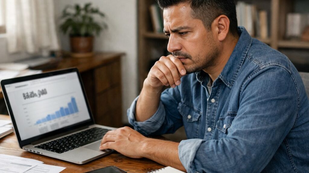 Persona revisando cuánto tiene en su Subcuenta de Vivienda de Infonavit