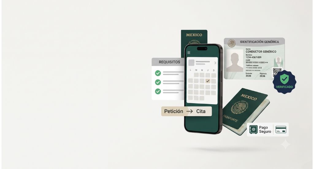 Documentos y requisitos para tramitar el pasaporte mexicano por primera vez